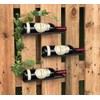 DanDiBo Wine Holder Metal Black Set of 3 Wine Rack