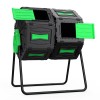 Marcytop 45Gal Composting Tumbler Bin Dual Outdoor 360° Rotating Dual