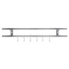 Stainless Steel Magnetic Knife Holder Wall Mounted Double Bar Kitchen