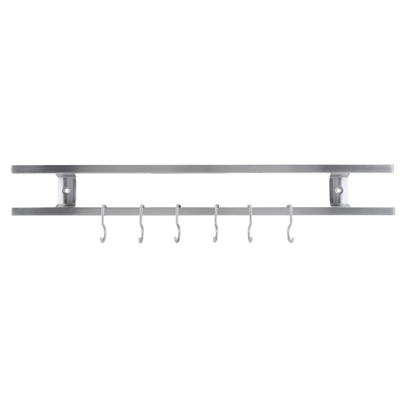 Stainless Steel Magnetic Knife Holder Wall Mounted Double Bar Kitchen