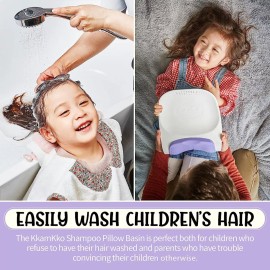 KAMKKO Cuenco De Champú Toyture Para Niños, Bebés, Adultos | Lavabo