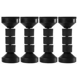 ziyue Fall Prevention, Tension Rod, Earthquakeproof, Furniture Fall Prevention Stiff Rod, Set of 4, Short Earthquakeproof Pole, Tension Rod, Mounting Height 1.6 - 4.3 inches (4.2 - 11 cm), Adjustable,