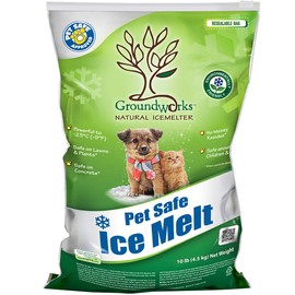 Groundworks All Natural Child Pet Plant and Concrete Safe Fast Acting Ice Melt 10 Pound Bag