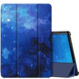 Fintie Slim Case for All-New Fire HD 10 Tablet (13th Generation, 2023 Release) - Trifold Lightweight Hard Shell Stand Cover with Auto Wake/Sleep, Starry Sky