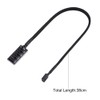 Dpofirs 4 Pins Power Supply Splitter Cable for PC Case