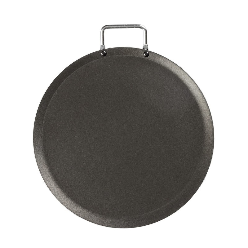 Comal Antiadherente Vasconia 26 cm Negro de Aluminio