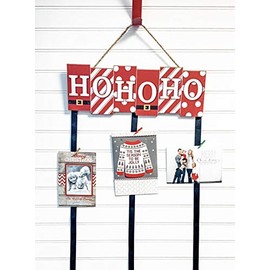 Christmas Card Holder Merry Mail Picture Holder (HoHoHo)