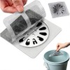 Disposable Shower Drain Hair Catcher Mesh Stickers, Bathroom Sink and