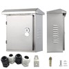 GERSIK 304 Outdoor Stainless Steel Electrical Box Enclosure, IP67 Waterproof