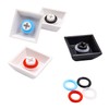 ThreeBulls 120Pcs Clear Rubber O-Ring Keyboard, O-Rings Keycaps, Switch Dampeners