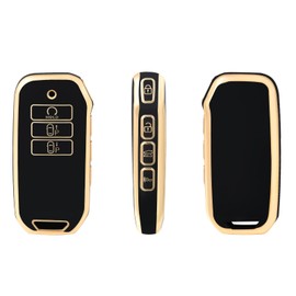 OFFCURVE Key Case Car Key Cover Key Case Protective Cover for Kia Sportage NQ5 QL Grand Sorento 4 MQ4 Ceed CD Proceed Sedona Carnaval Optima Stinger Rio K5 K7 K8 EV6 GT