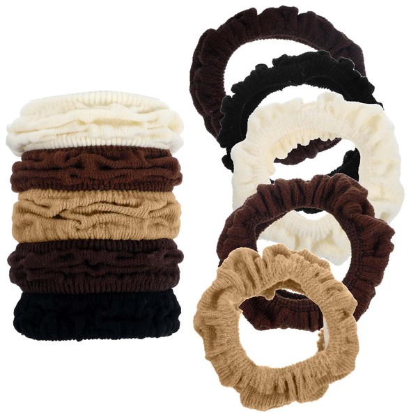 5 PCS Mini Scrunchies Small Scrunchies for Fine Hair No