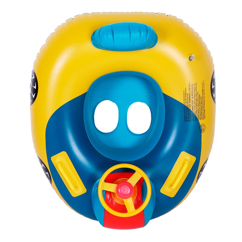 Inflatable Car Baby Kids Toddler Swimming Float Seat Boat Pool