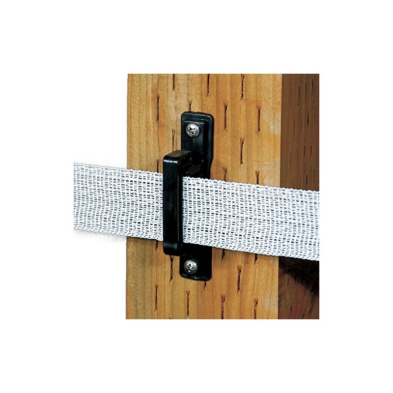 2" POLYTAPE Wood Post Insulator - Black