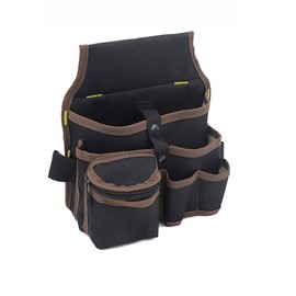 Electrician Waist Pack Tool Belt Pouch Builders Bag Belt Storage Tool Bag with 7 Pocket for Garden Electrician Carpenter Plumber Technician and Painter