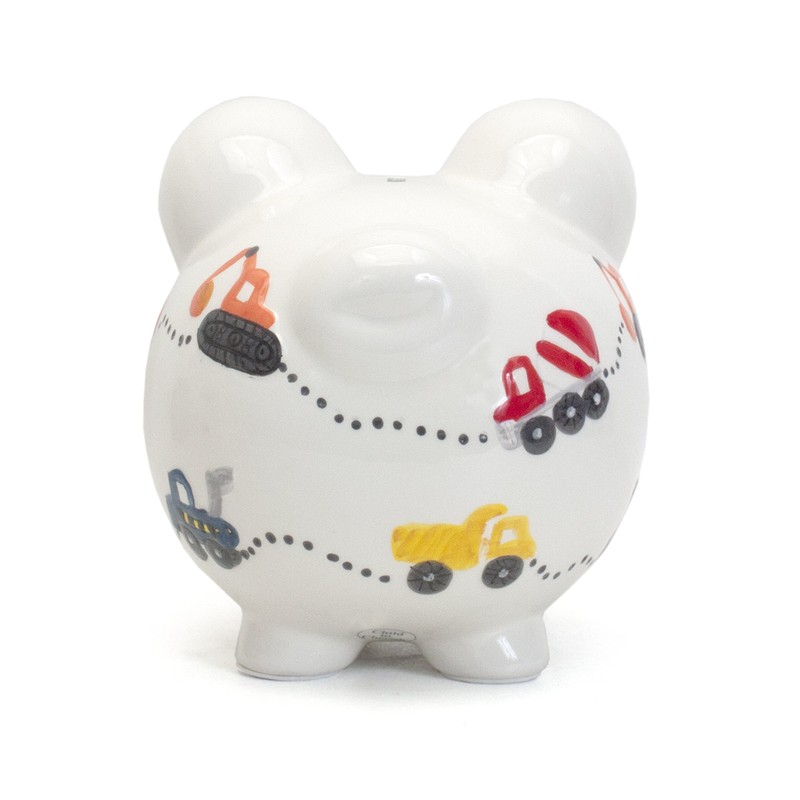 Child to Cherish Ceramic Piggy Bank for Boys, Hard Hat