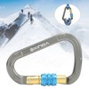 XINDA Climbing Carabiner Safety Buckle Quick Hanging D‑Type Screw Main