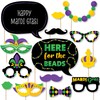 Big Dot of Happiness Colorful Mardi Gras Mask - Masquerade