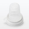 Muji MDC47A2A Horizontal Water Bottle with Strainer, White, Approx. 6.6