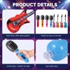 8PCS Inflatable Guitar and Microphone,Inflatable Instruments Kit Adults