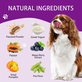 Probiotics Chews for Dogs, 120 Chews, Peking Duck Flavor, Pre & Probiotic Digestive Chews-beneficial for Gut Health, Enhance Digestive Function and Stop Diarrhoea