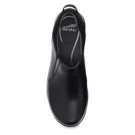 Dansko Women's Neci Black Leather Slip-Resistant Work Shoe 6.5-7 M US