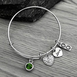 Infinity Collection May Birthstone Bracelet - Birthstone Jewelry for Women
