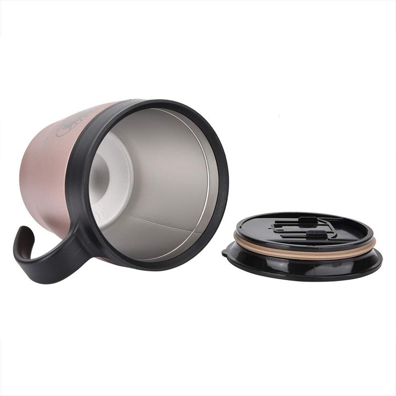 Stainless Steel Coffee Cup Spoon Push Wide Mouth Mini Size