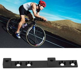 Bike Cage Mounting Base, Bicycle Bottle Cage Mounts Drink Water Bottle Adapter Hole Adjuster Bolt Hole Position Adjustment Fixed Frame Regulator for Road Mountain Bike Frame(Black)