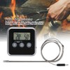 Digital Meat Thermometer Food Thermometer with Timer for Oven BBQ