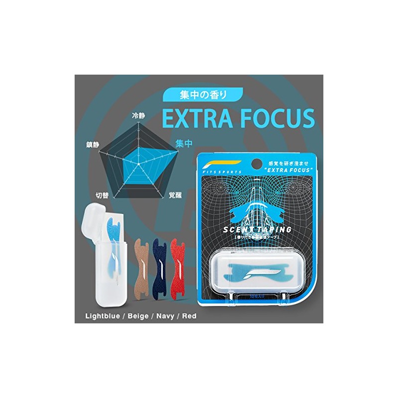 Fitz Sports Scented Nasal Expansion Tape Extra Focus (Red) 10