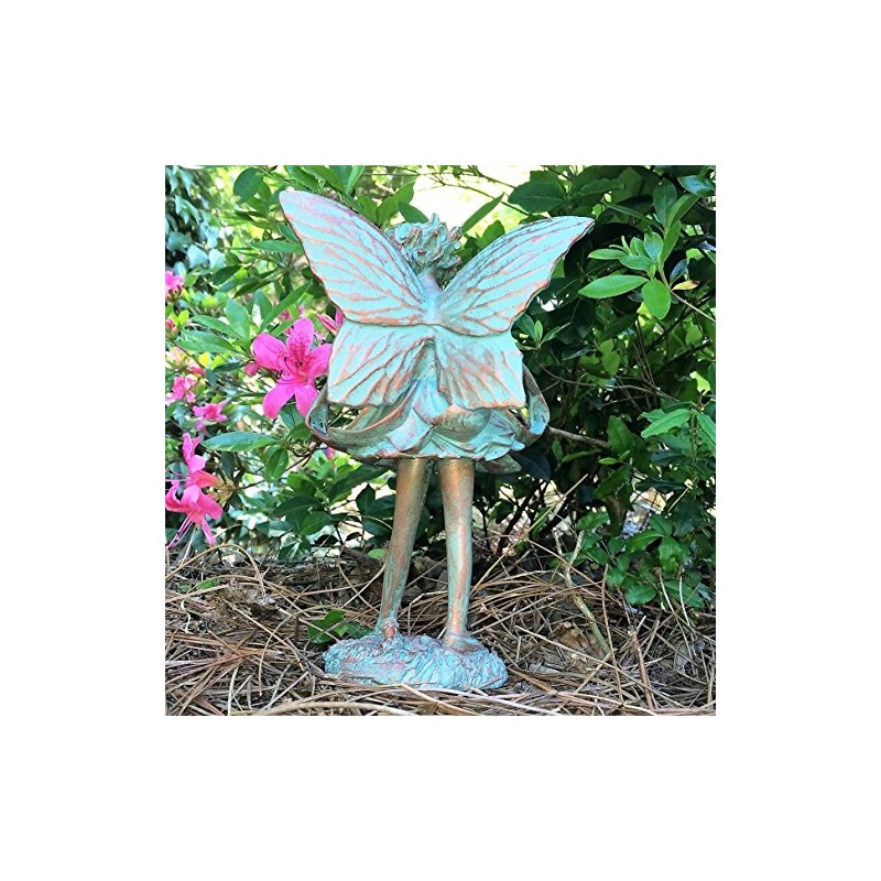 Homestyles Emily Fairy Figurine #96212 Garden Statue Bronze Patina