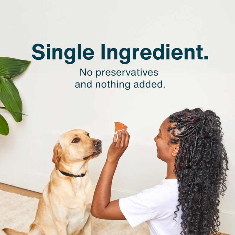 JustFoodForDogs Snack for Dogs, Single-Ingredient Chicken Healthy Dog Treats, 18