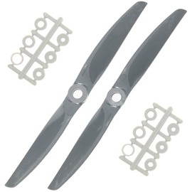 XOAR x Gemfan RC Propellers Vortex 8x4 8 Inch 2 Blade Electric Glass Fiber Nylon Propeller for Electric RC Planes (8 x 4, Tractor, Pack of 2)