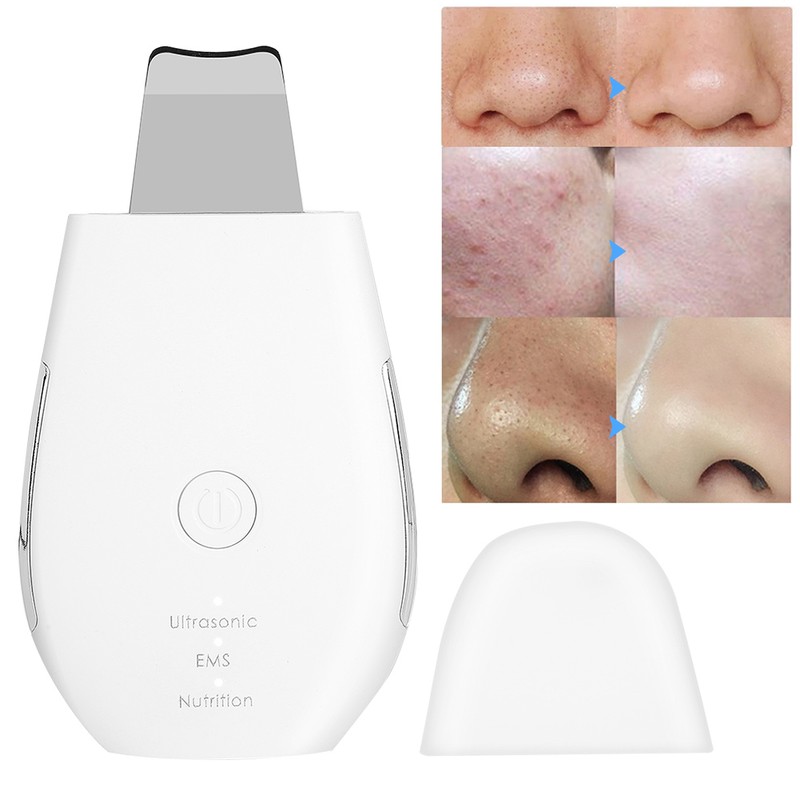 Household Ultrasonic Skin Scrubber EMS MicroCurrent Blackhead Removal Face Pore