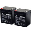 ECI Power 2 Pack: 12V 5AH VRLA AGM 12V 5AH