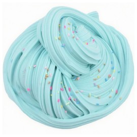 Blue Latte Butter Slime,Coffe Cup Scented Slime,Strechy Non-Sticky, Stress Relief Toy for Girls and Boys