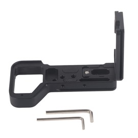 Quick Release L Bracket Plate Metal Vertical Bracket Grip for A74 A7R4 A7M4 Camera Le noir