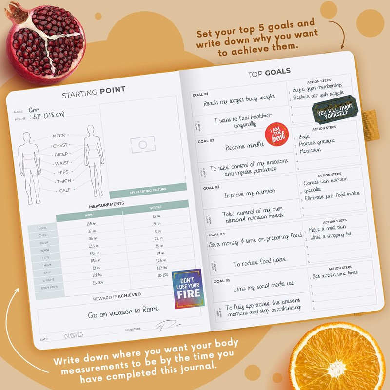 Clever Fox Wellness Journal – Weekly & Daily Health and