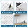 SUNWINGS 10-Sheet Coin Peel and Stick Waterjet Backsplash Self Adhesive