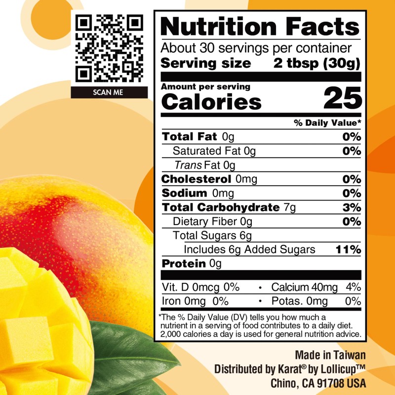 Tea Zone Mango Popping Pearls/Popping Boba(B2051, 2lbs) for Boba Tea