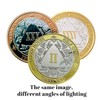 MYRECOVERYSTORE Silver & Gold 1-60 Years Alcoholics Anonymous Medallion AA