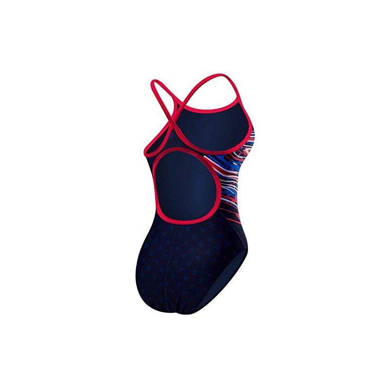 TYR DVICT7Y63624 Victorious Dmndfit Badeanzug Rd/White/Blu 24