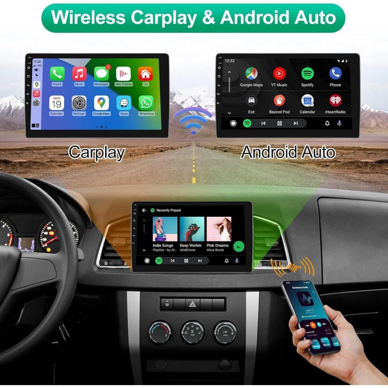 For Mazda CX-9 2007-2015 Carplay Android 13 Stereo Radio 64GB