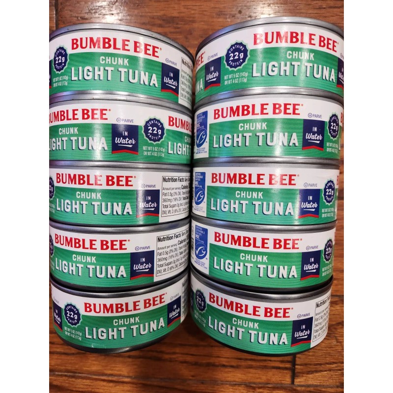 Bumble Bee 10 PACK OF CANS BUMBLE BEE CHUNK LIGHT