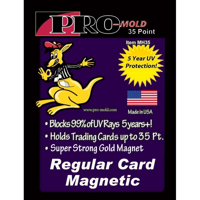 Box(25) Pro-Mold 35pt. Magnetic One Touch Card Holders UV Safe