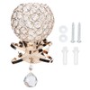 Round Wall Lamp Crystal Lamp E14 Lamp Holder for Home