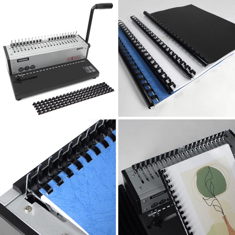 Plastic Binding Combs, Plastic Binding Combs, Pack of 100 Plastic