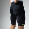 Alé Cycling Men's Solid Corsa Shorts, Black/fluo yellow