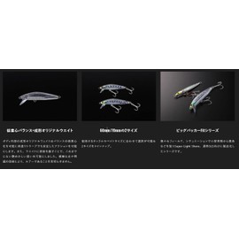 JACKALL Big Backer Fit Minnow 2.8 inches (70 mm) Sardine